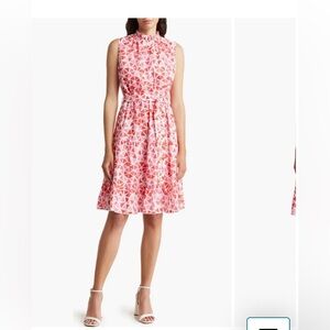 Area stars Geometric Pink and red Sleeveless Dress size medium